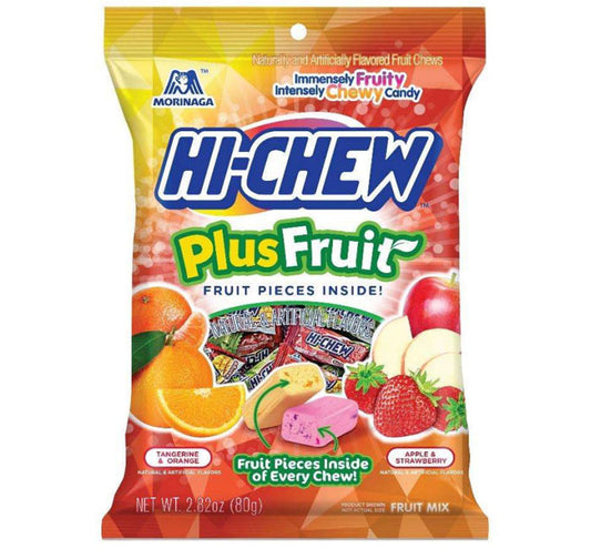 Hi-Chew - Plus Fruit (Tangerine/Orange & Apple/Strawberry)